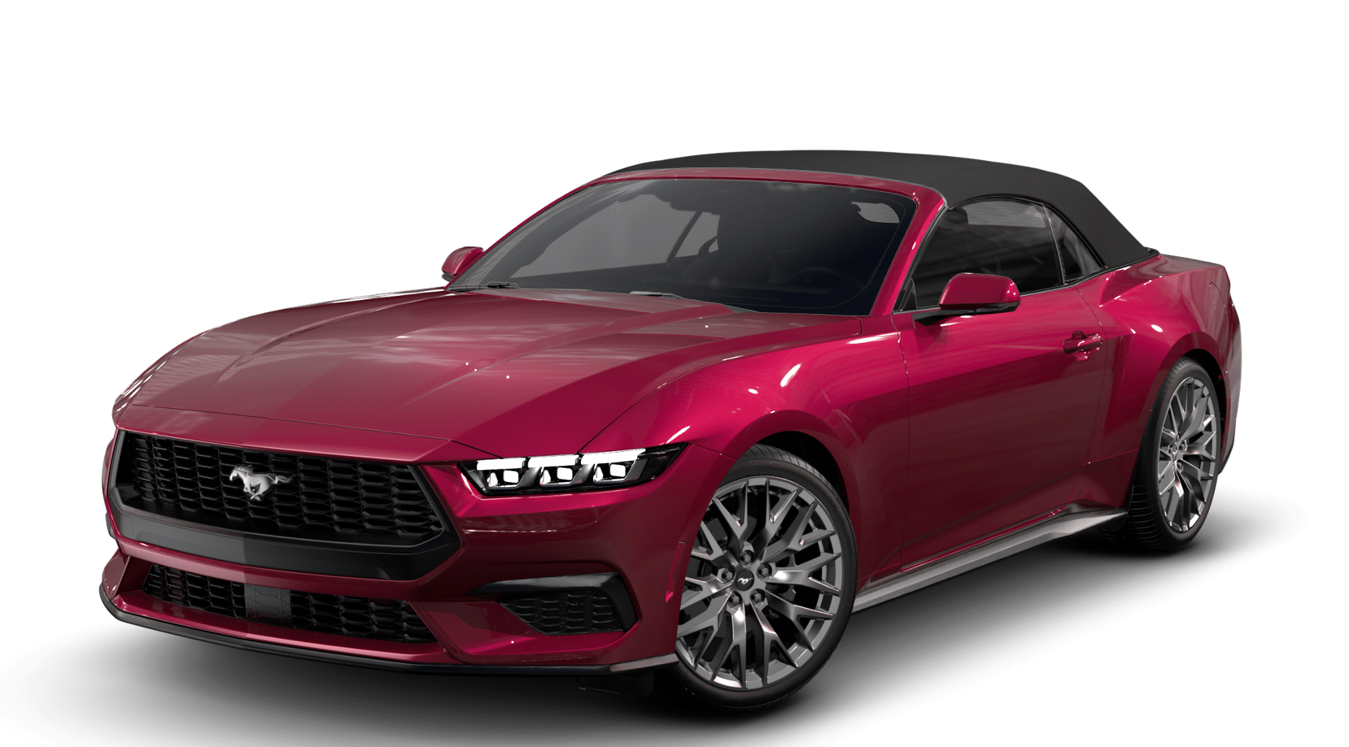 Pink (Molten Magenta Metallic Tinted Clearcoat) 2026 Ford Mustang Convertible Rear-Wheel Drive Automatic