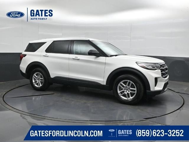 Star White Metallic Tri-Coat 2026 Ford Explorer SUV / Crossover All-Wheel Drive Automatic