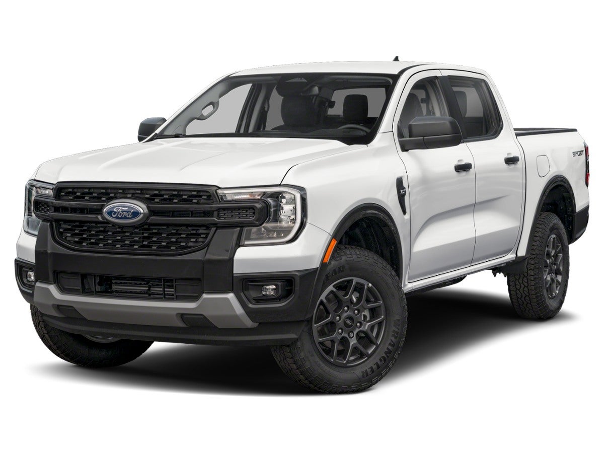 Ruby Red Metallic Tinted Clearcoat 2026 Ford Ranger XLT SuperCrew 4WD Pickup Truck Four-Wheel Drive Automatic