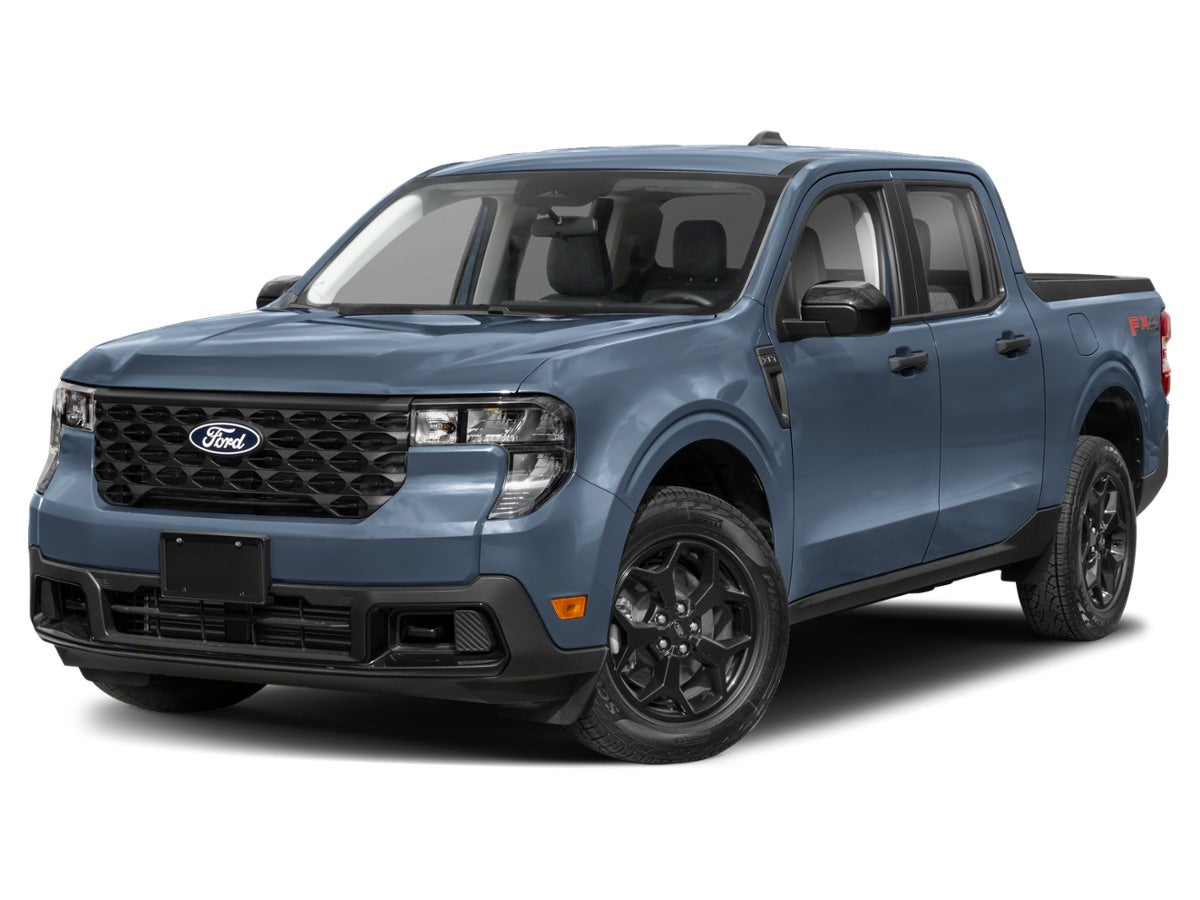 Blue (Azure Gray Metallic Tri-Coat) 2026 Ford Maverick XLT SuperCrew FWD Pickup Truck Front-Wheel Drive Continuously Variable Transmission