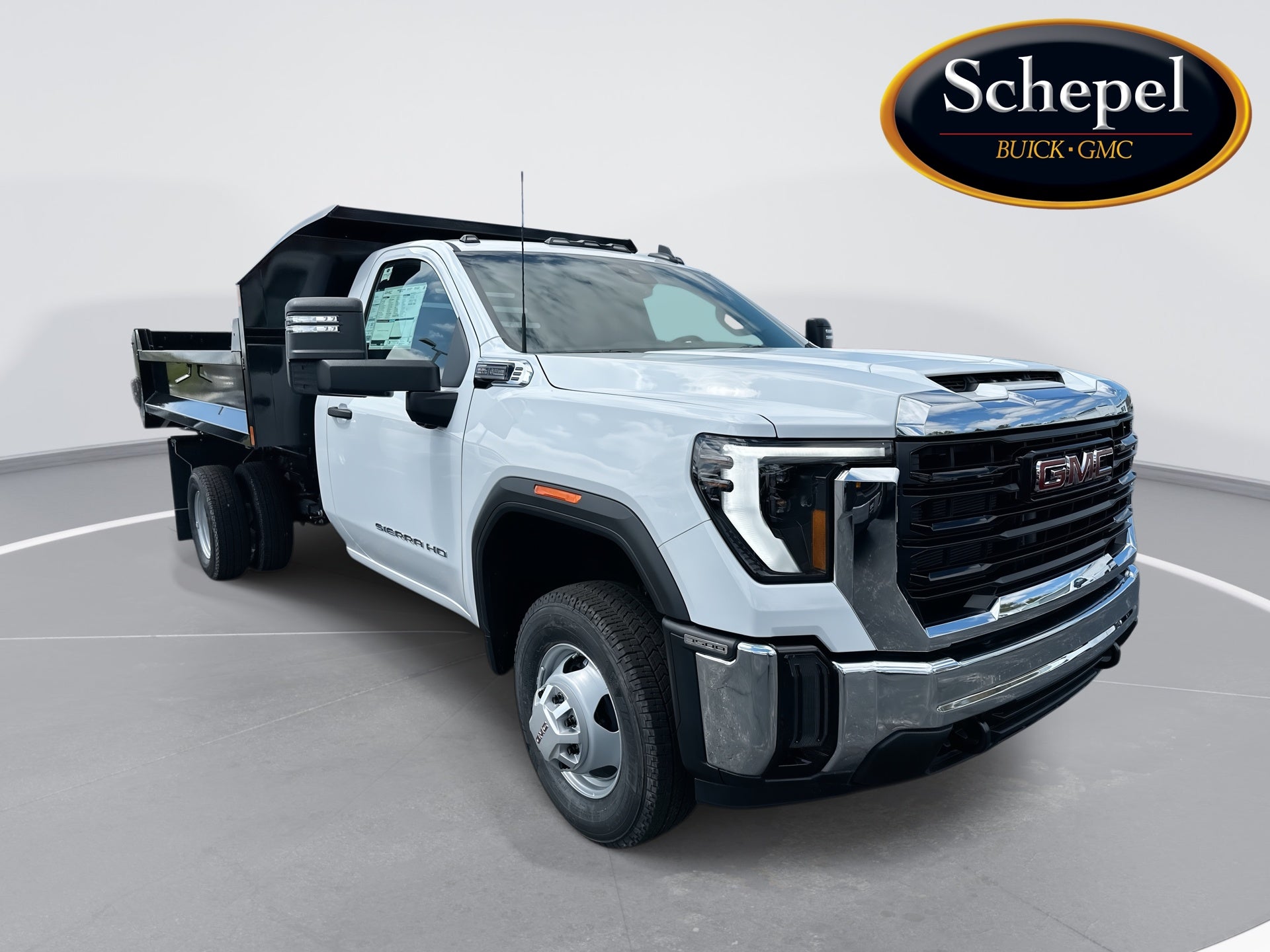 Summit White 2026 GMC Sierra 3500HD Chassis Pro Regular Cab 4WD Pickup Truck Four-Wheel Drive Automatic