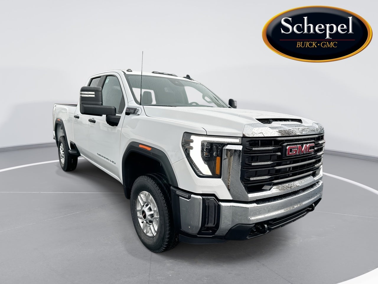 Summit White 2026 GMC Sierra 2500HD Pickup Truck Four-Wheel Drive Automatic