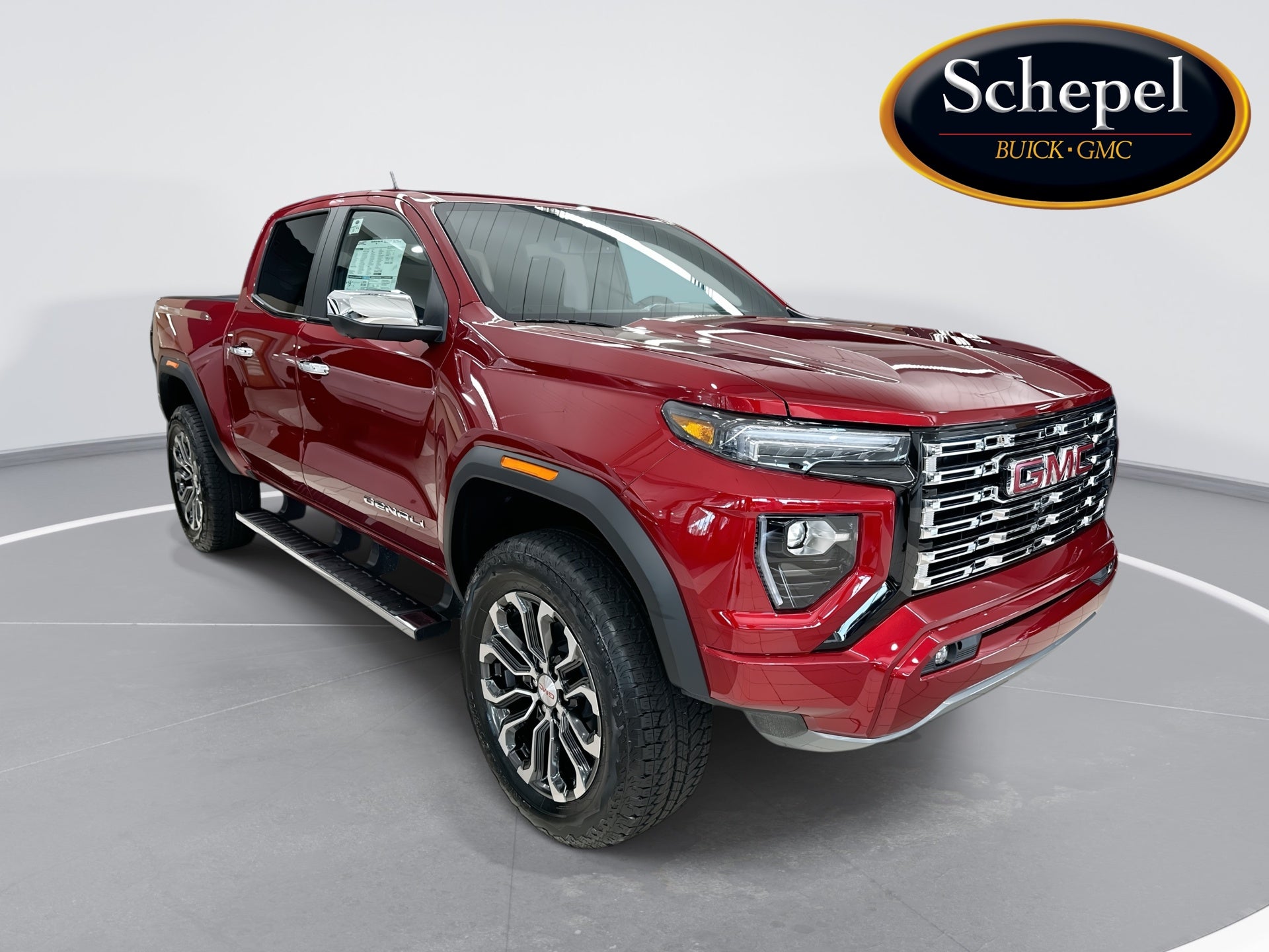 Volcanic Red Tintcoat 2026 GMC Canyon Pickup Truck Four-Wheel Drive Automatic