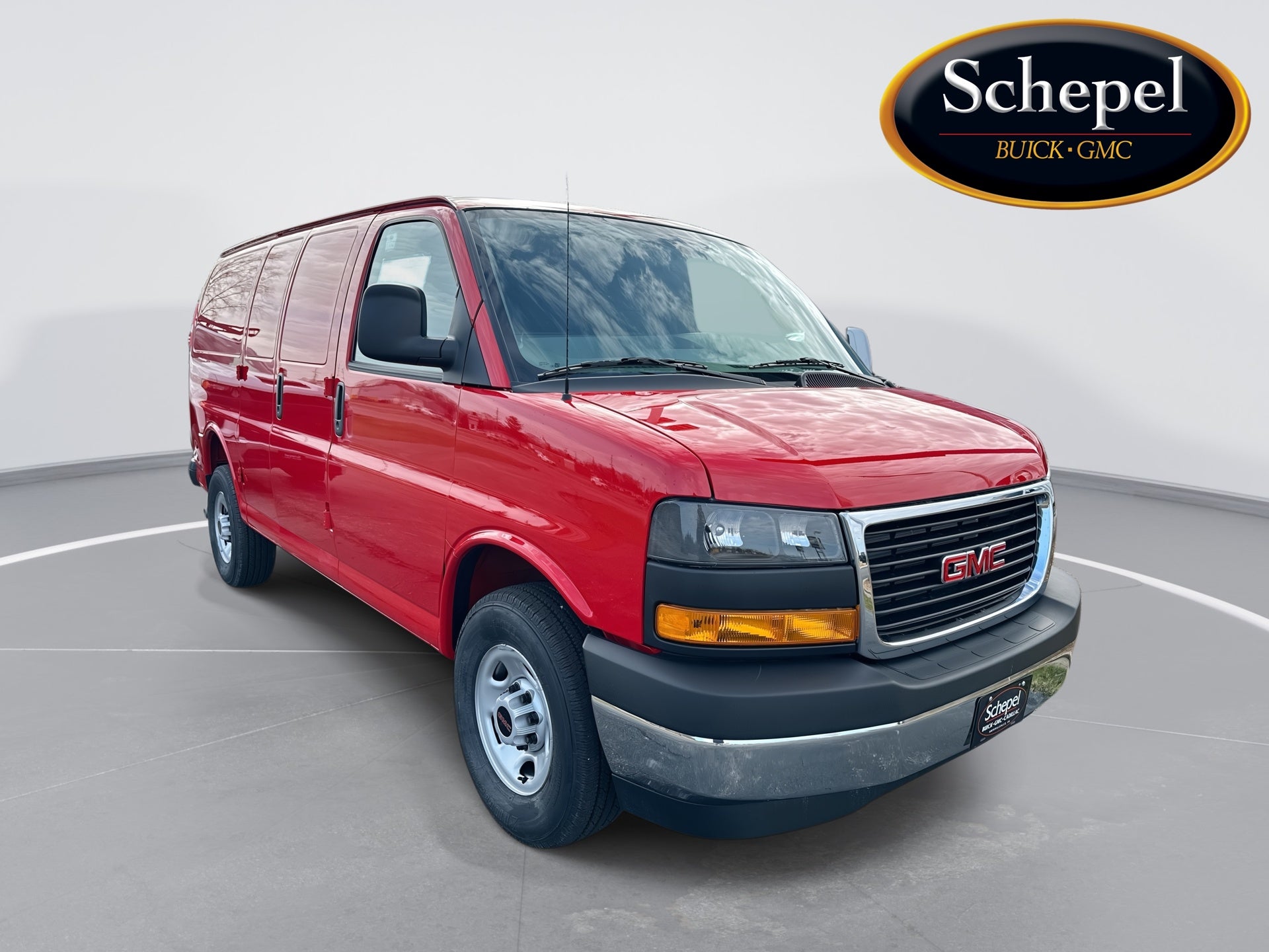 Cardinal Red 2026 GMC Savana Cargo Van Rear-Wheel Drive Automatic