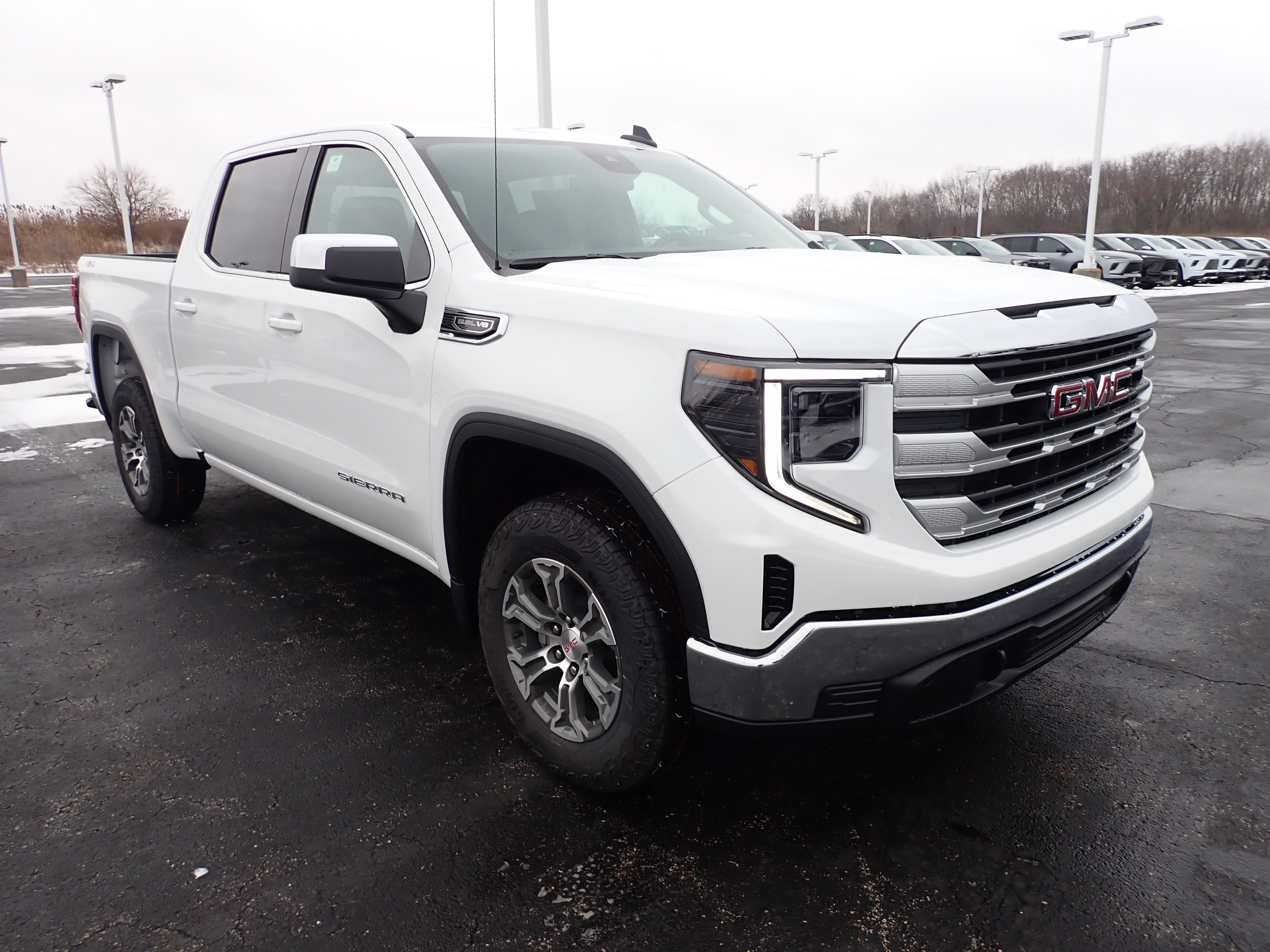 Summit White 2026 GMC Sierra 1500 Pickup Truck Four-Wheel Drive Automatic