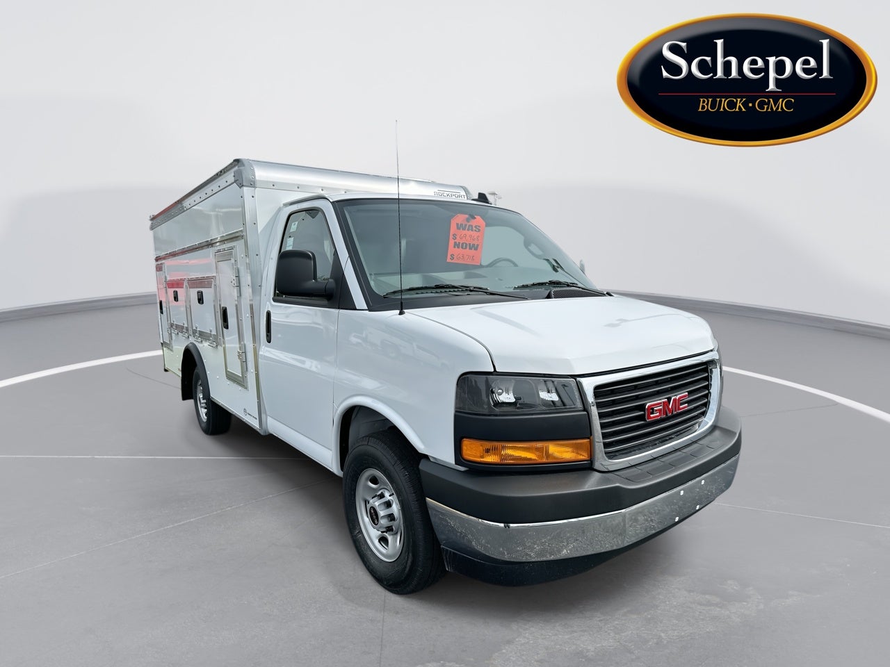 Summit White 2025 GMC Savana Chassis Van Rear-Wheel Drive Automatic