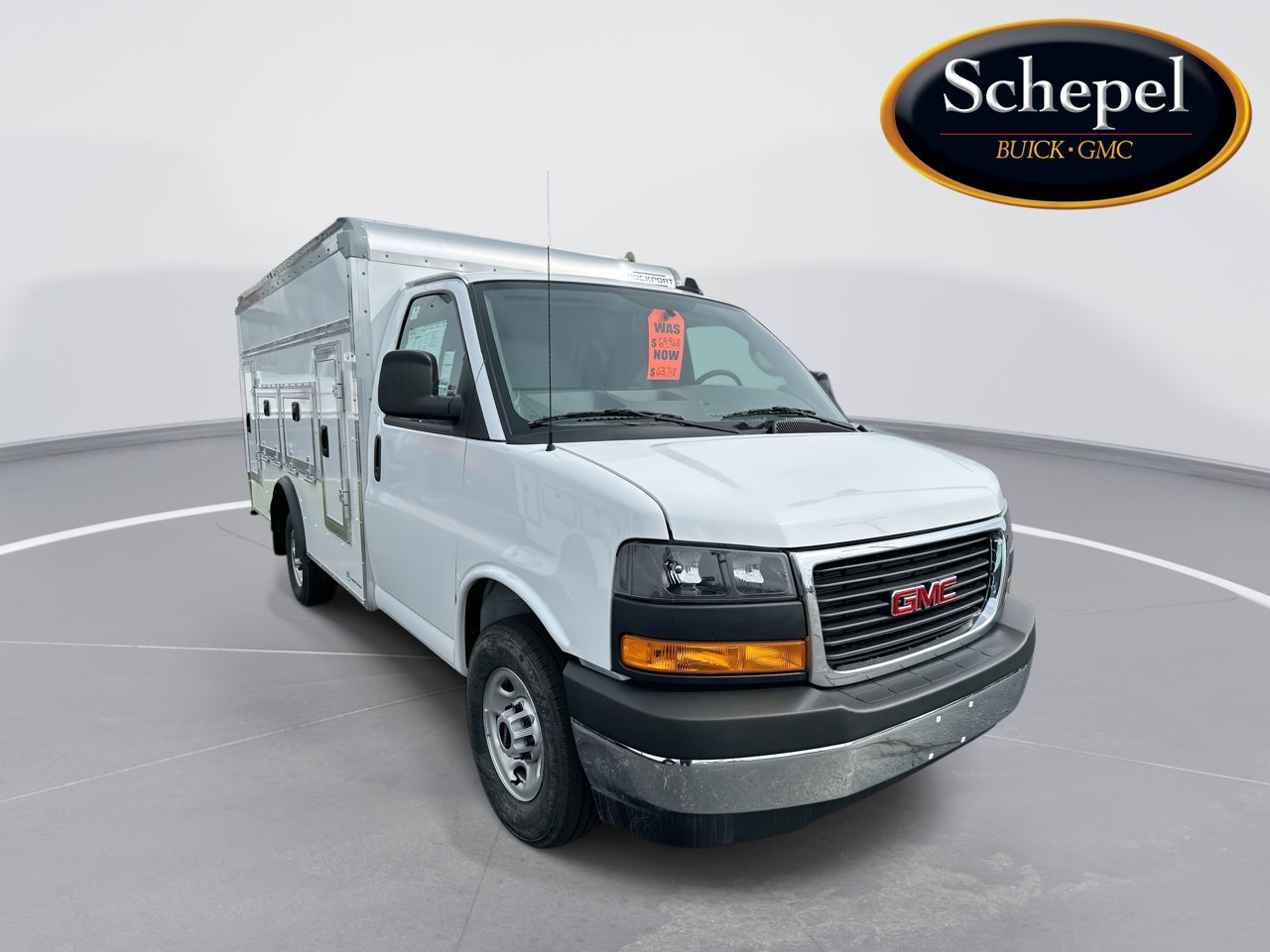 Summit White 2025 GMC Savana Chassis Van Rear-Wheel Drive Automatic