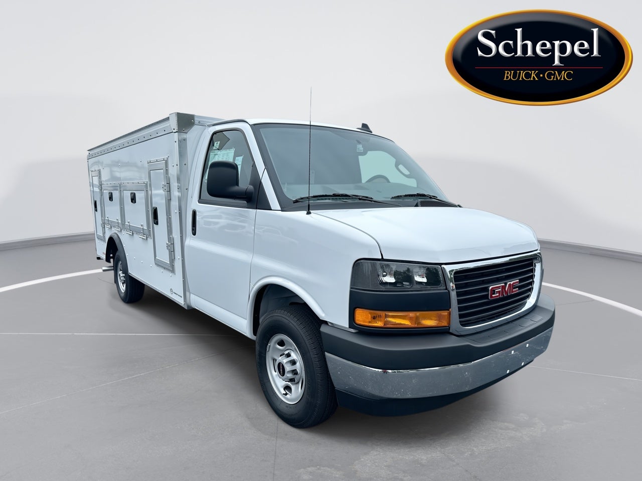 Summit White 2025 GMC Savana Chassis Van Rear-Wheel Drive Automatic