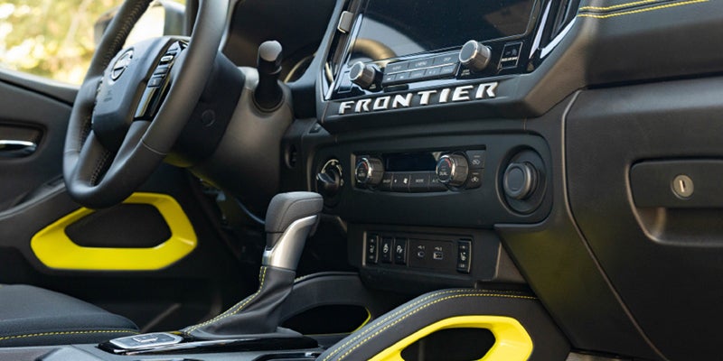 2027 Nissan Frontier front console