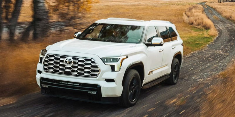 White 2026 Toyota Sequoia