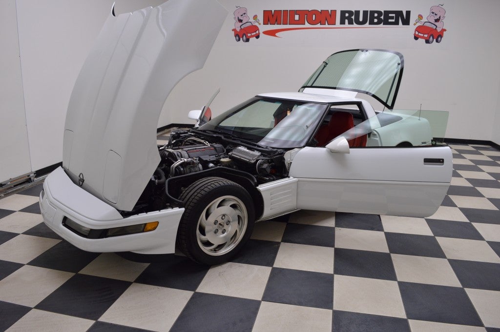 To say that this two-door hatchback is still in style is an understatement. This 1994 pre-owned Corvette Coupe features a bold red interior and is sure to bring back memories of sleeker times. Find more information at http://bit.ly/1JyxrBA.