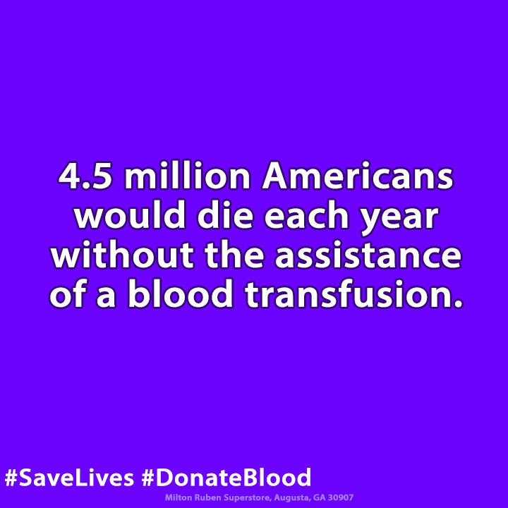 Why you should donate blood.