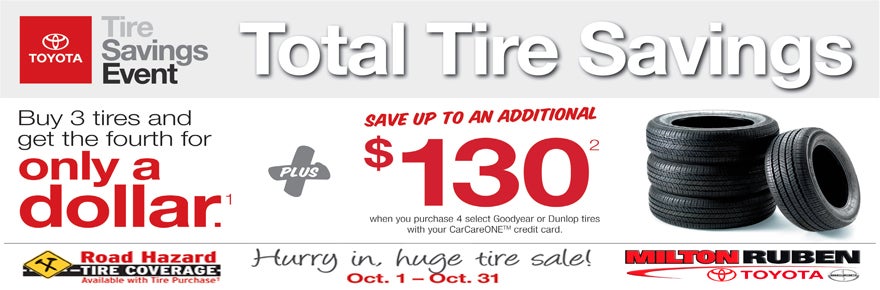 Octobertiresale