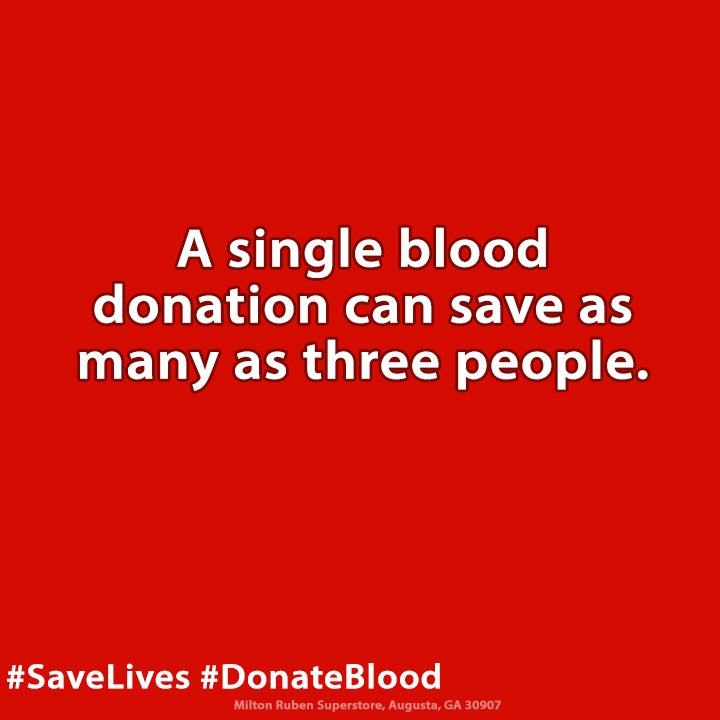 Why you should donate blood.