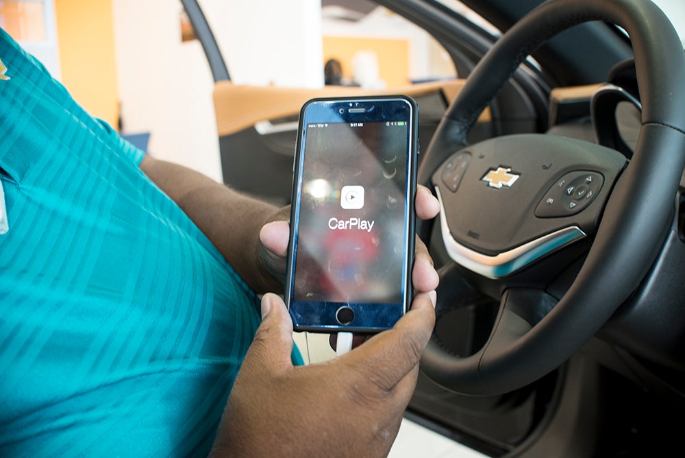 Chevrolet has released new technology called "CarPlay" in select 2016 models. The Chevy MyLink Digital Information system connects to your smartphone and shares the screen for easier access to your phone's data. For more information on the new CarPlay, visit http://www.miltonrubenchevy.com.