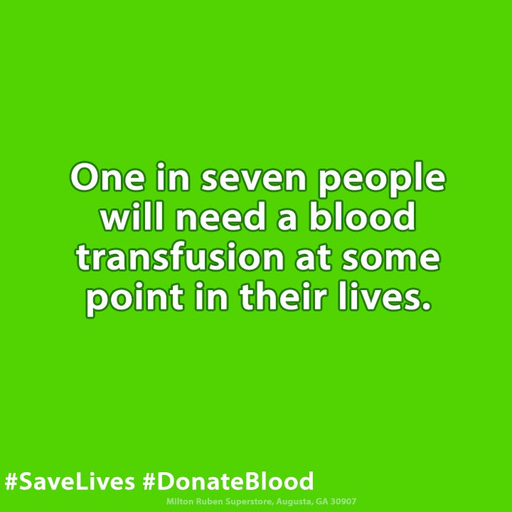 Why you should donate blood.
