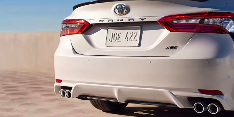 A white 2024 Toyota Camry.