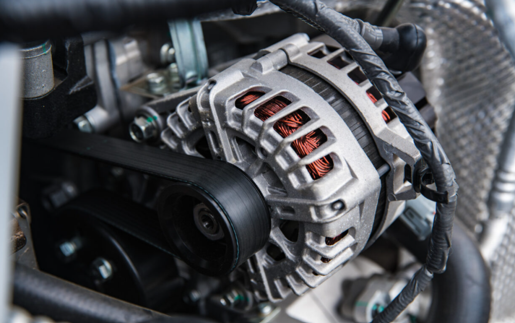 Vehicle alternator.