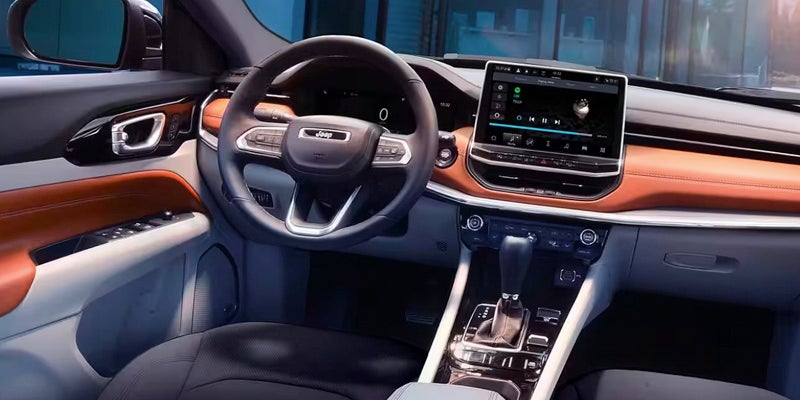 Interior Dashboard of a 2024 Jeep Compass in Marysville, OH
