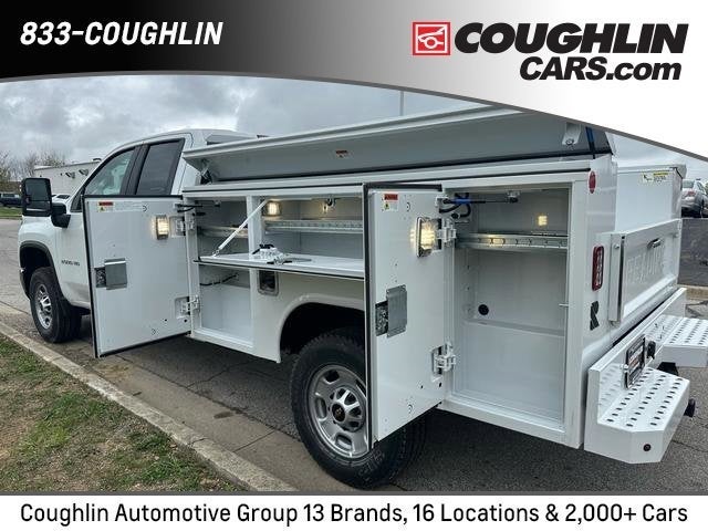 A white 2024 Chevrolet Silverado 2500 available at Coughlin Chevrolet of Pataskala.