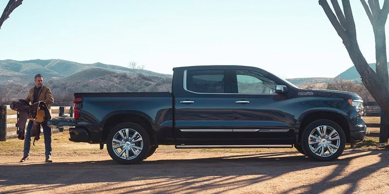 A black 2024 Chevy Silverado 1500.