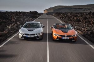 BMW i8 Roadster (European Model Shown)