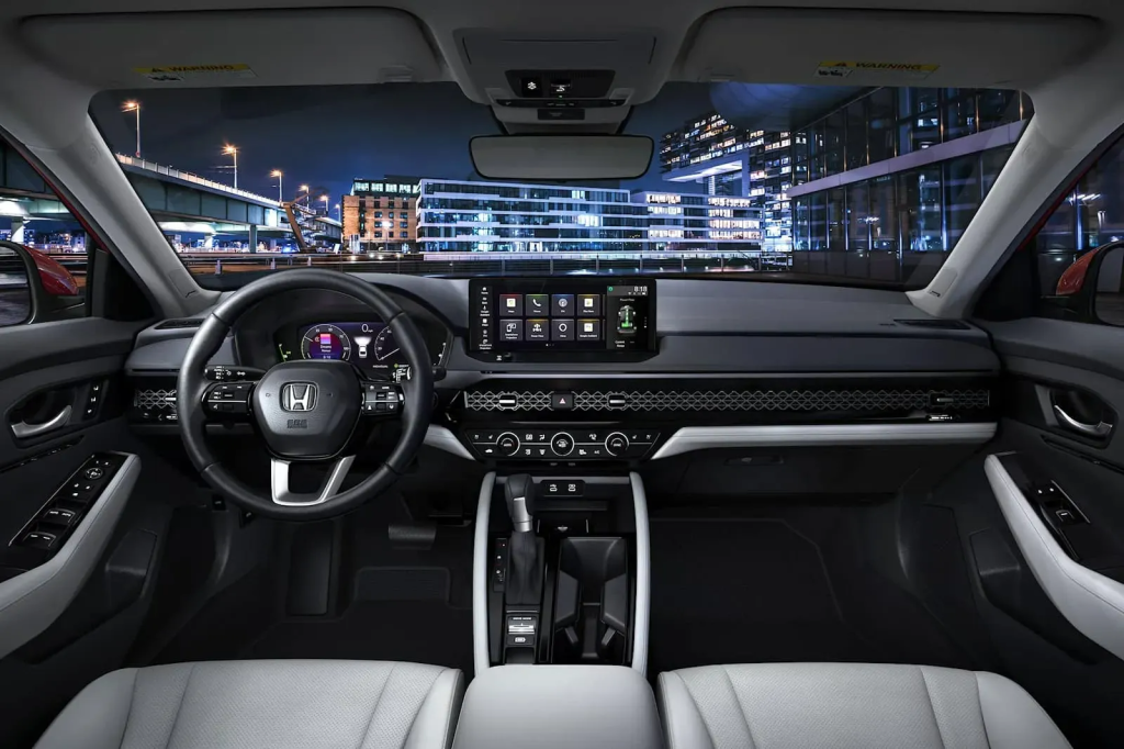 interior of 2024 honda accord