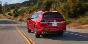 Red Volkswagen Atlas