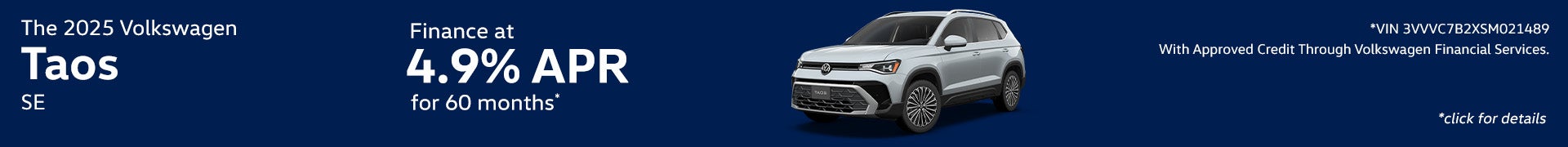 2025 Volkswagen Taos SE