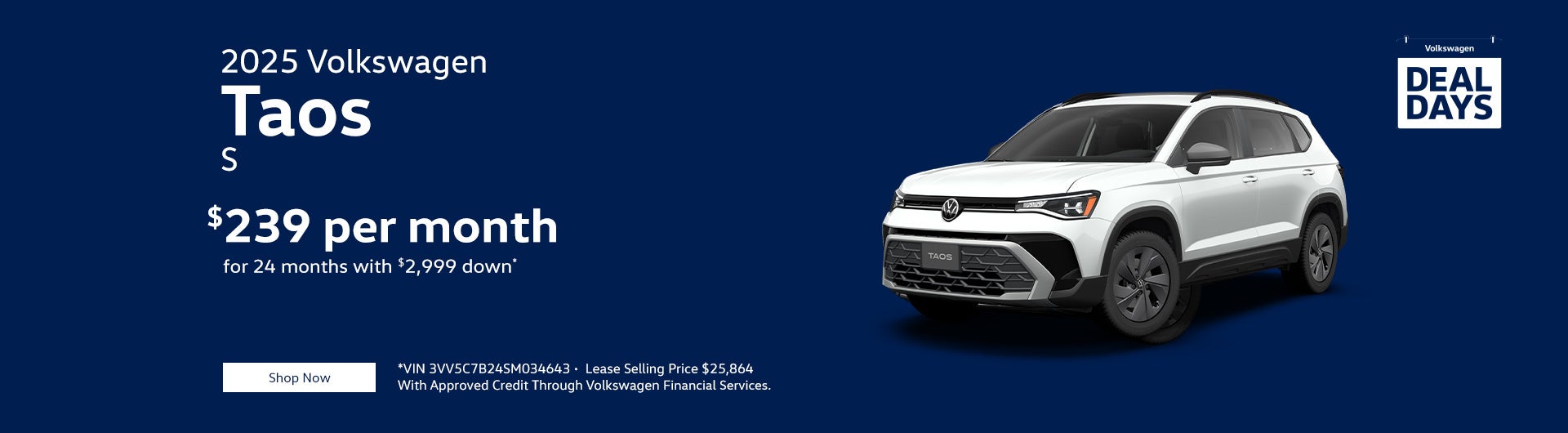 2025 Volkswagen Taos S
