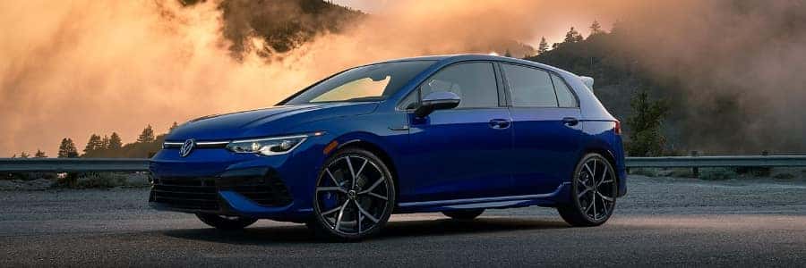 2022 VW Golf R Blue
