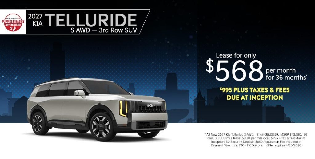 2027 Kia Telluride S AWD