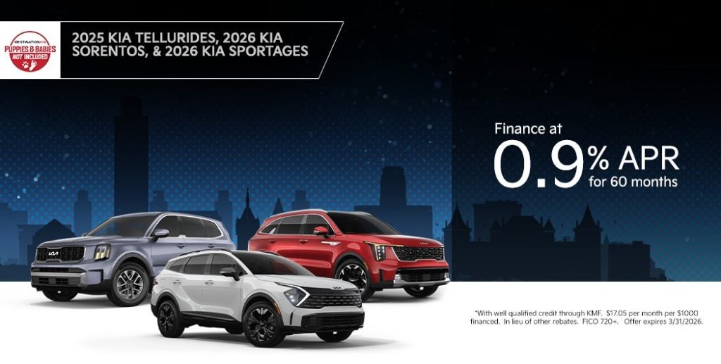 0.9% APR financing for 60 months