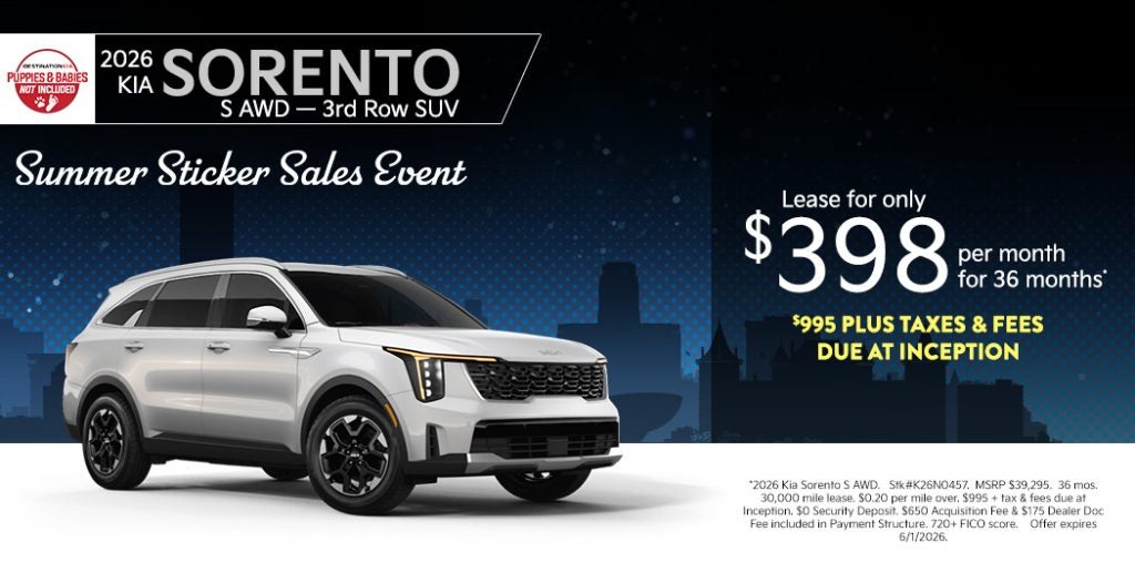 2026 Kia Sorento S AWD