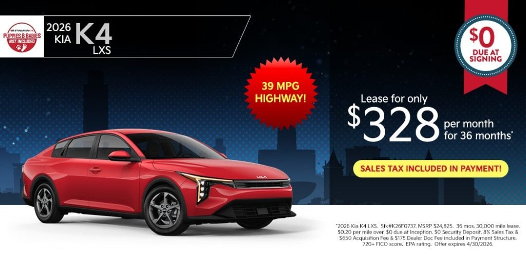 2026 Kia K4 LXS