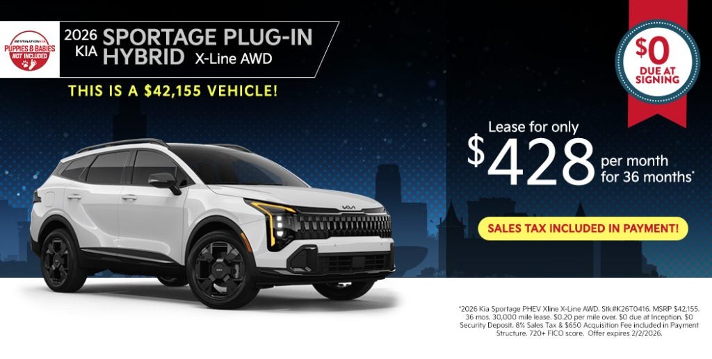 2026 Kia Sportage Plug-In Hybrid X-Line – All Wheel Drive