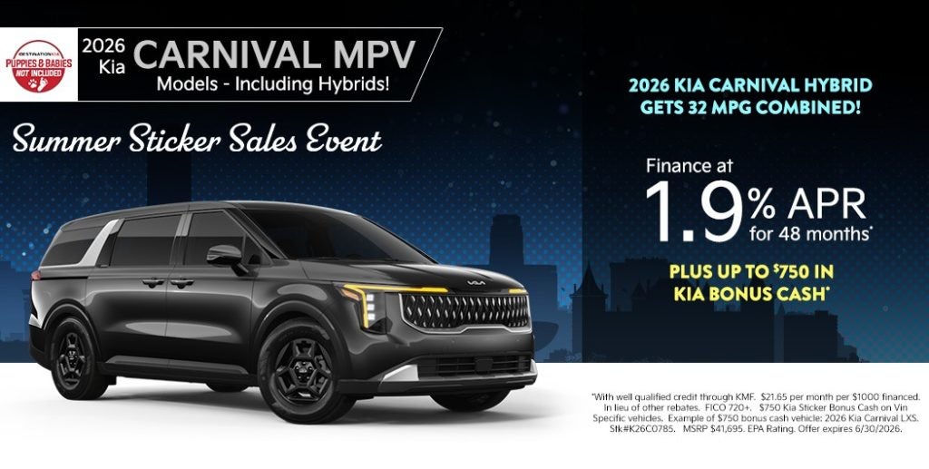 2026 Kia Carnival and Kia Carnival Hybrid