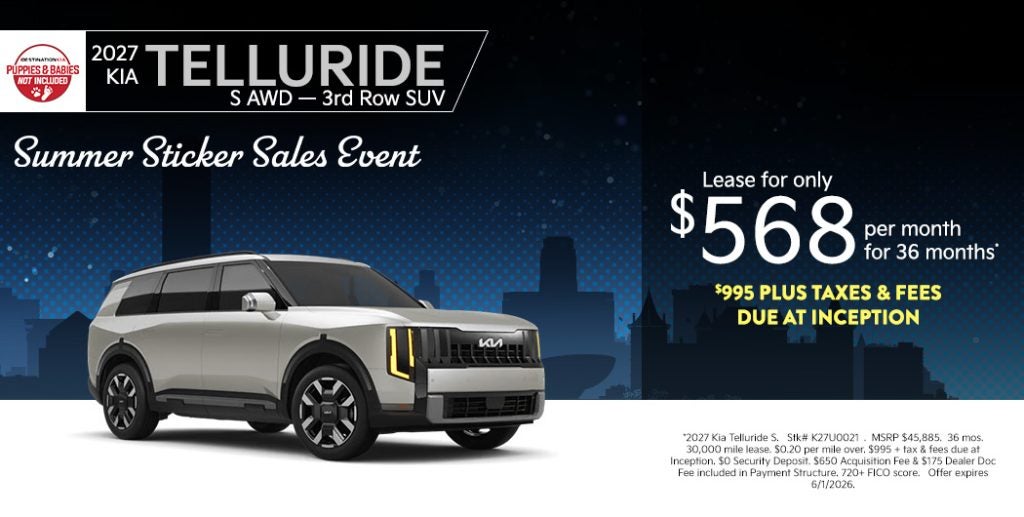 2027 Kia Telluride S AWD