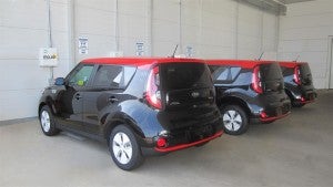 Soul EV wireless charging concept