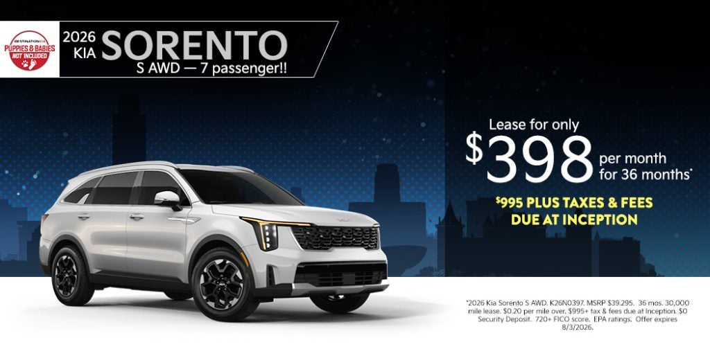 2026 Kia Sorento S All-Wheel Drive