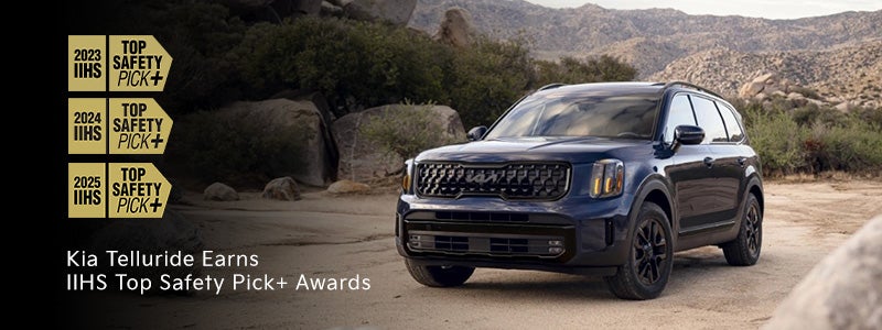 Kia Telluride Earns IIHS Top Safety Pick+ Awards