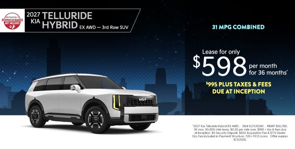 All-New 2027 Kia Telluride Hybrid EX All-Wheel Drive