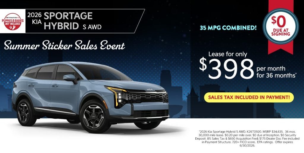 2026 Kia Sportage Hybrid S AWD
