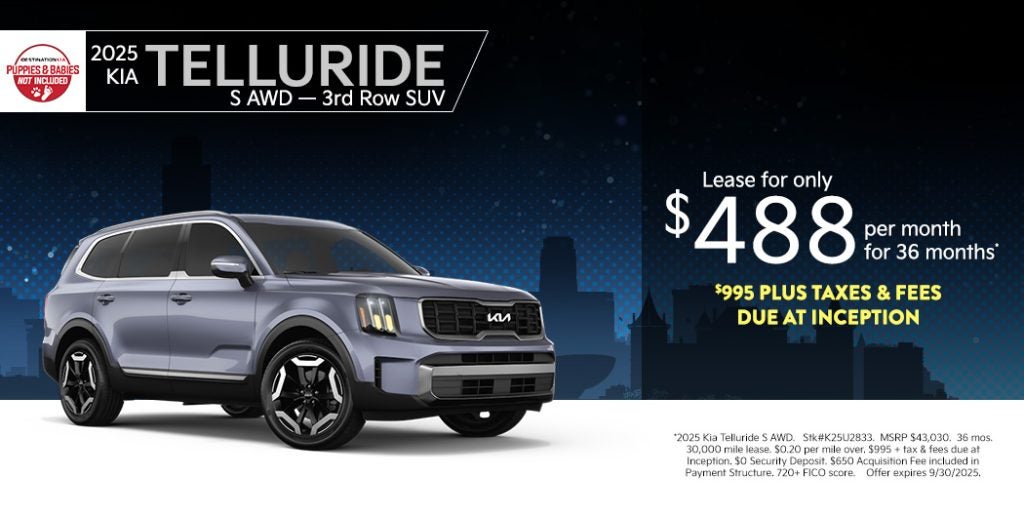 2025 Kia Telluride S All Wheel Drive