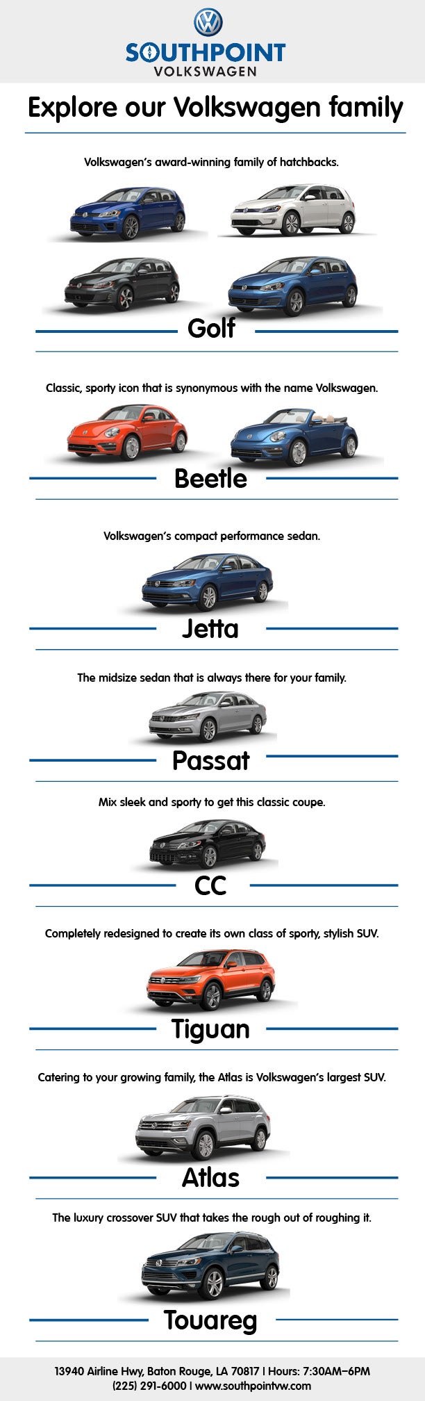 Volkswagen Family of vehicles