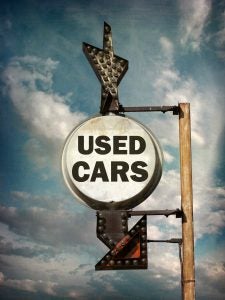 used car lot