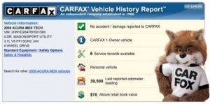 carfax report