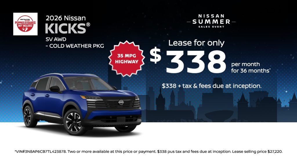 2026 Nissan Kicks SV