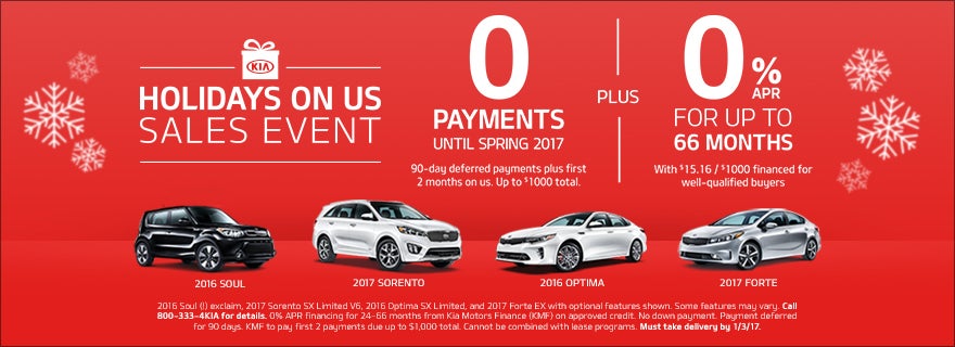 Kia sales event