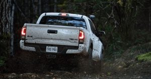 White Toyota Tacoma TRD Pro pickup truck | Priority Toyota Chesapeake in Chesapeake, VA